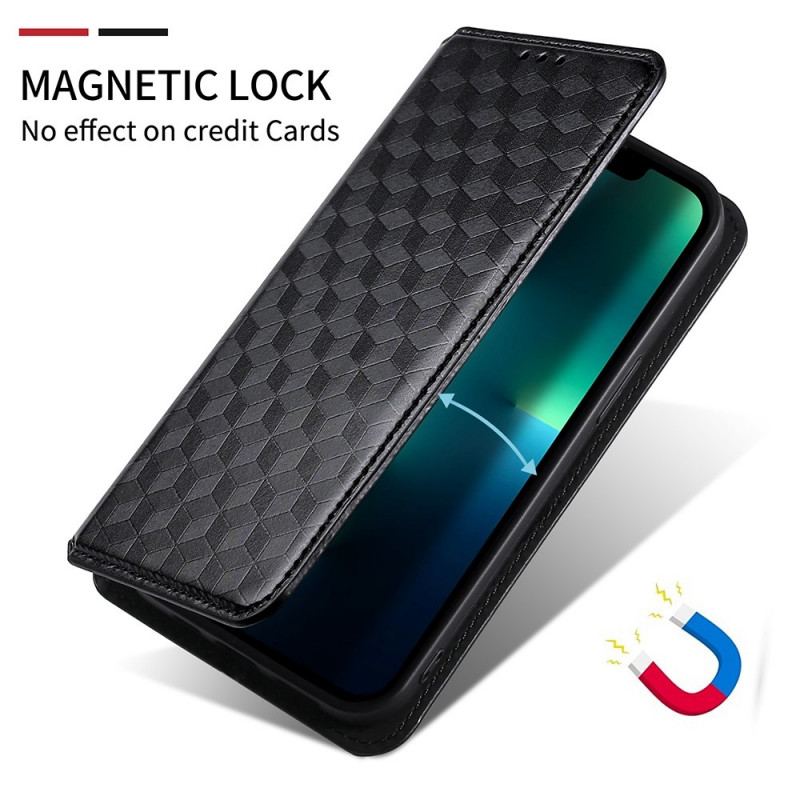 Capa De Celular Para Honor Magic 4 Lite 5G Flip Textura 3d Com Efeito De Couro