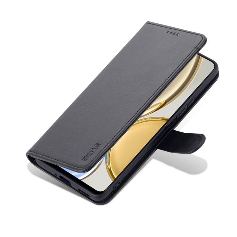 Capa Flip Para Honor Magic 4 Lite 5G Efeito Couro Azns