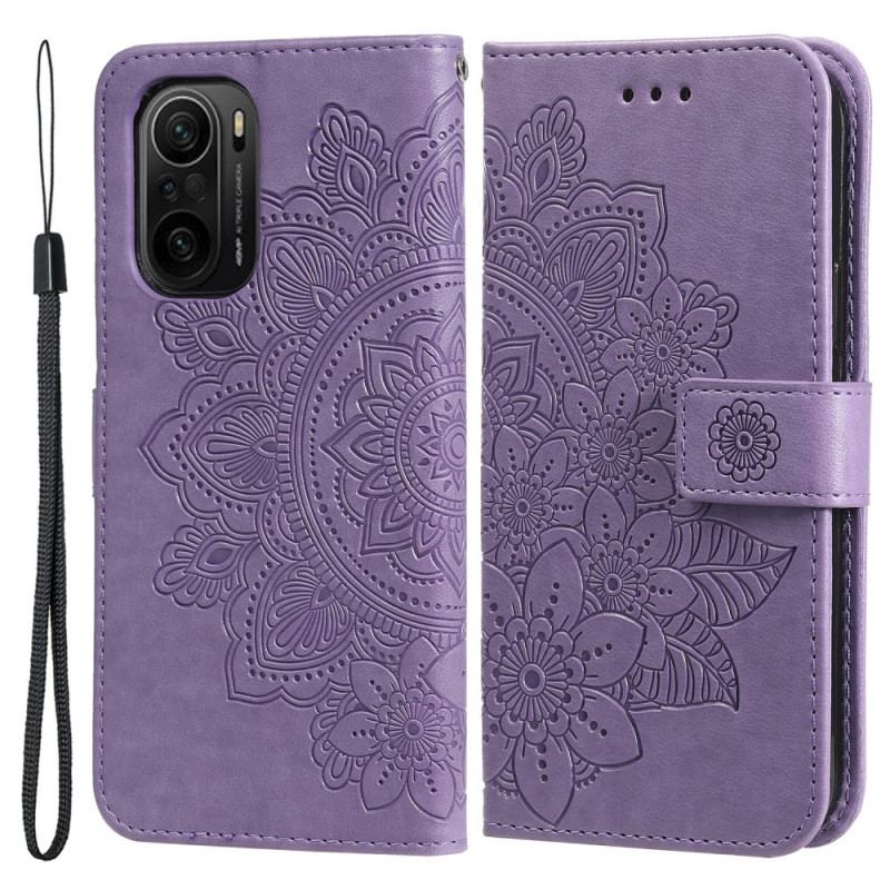 Capa De Couro Para Xiaomi Mi 11i 5G Mandala