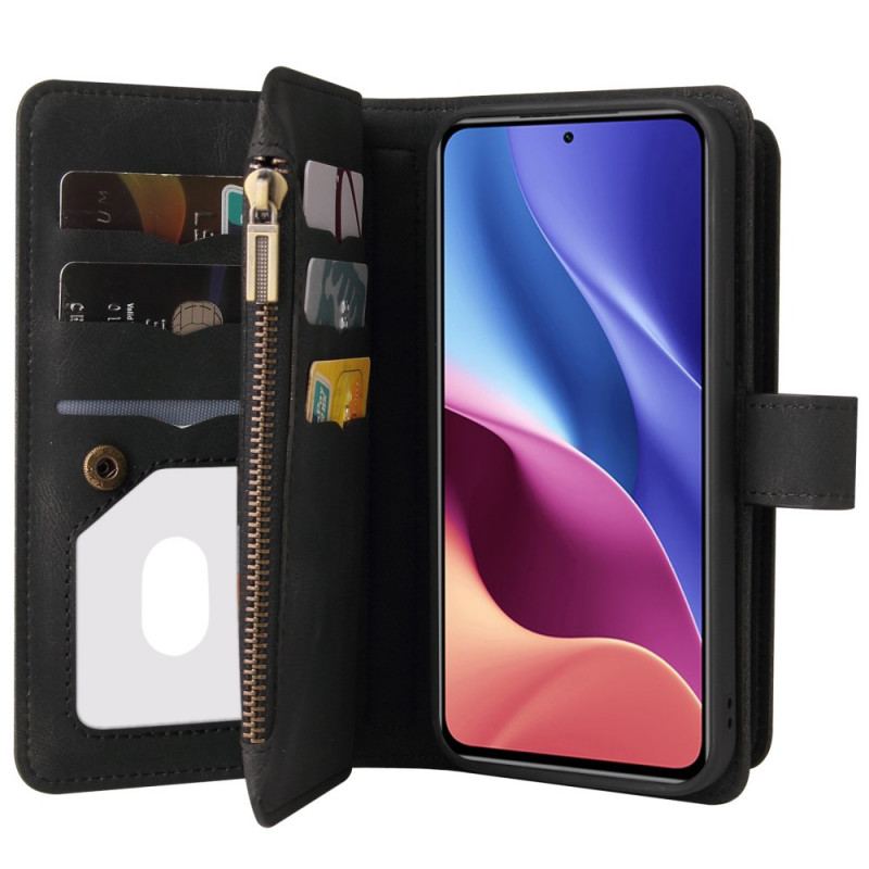 Capa Em Pele Para Xiaomi Mi 11i 5G Multifunções