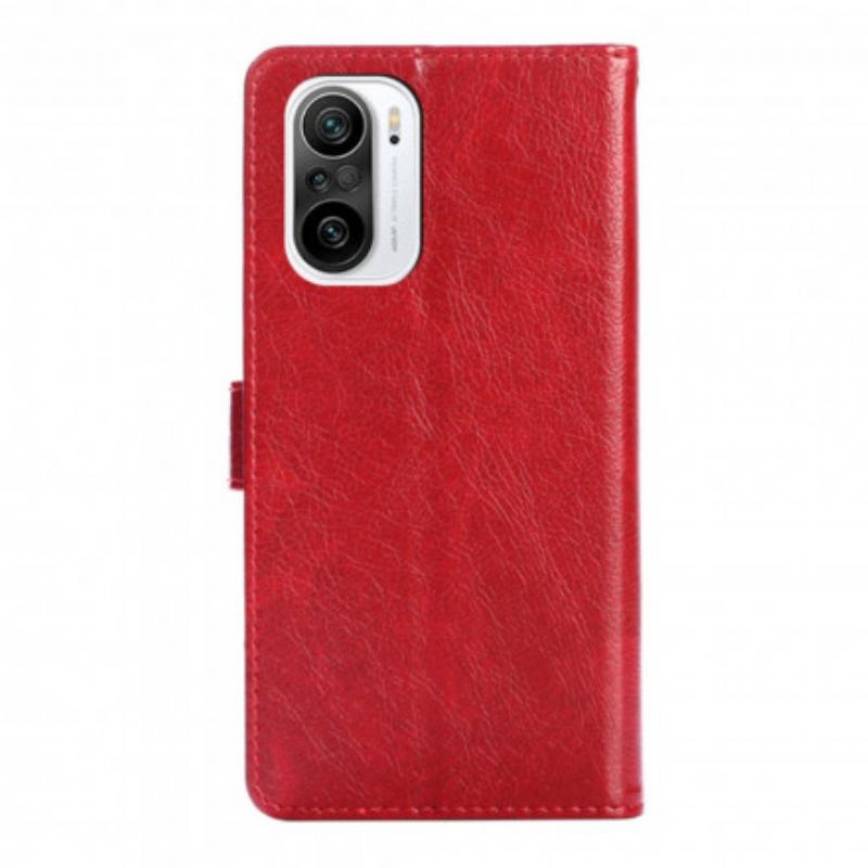 Capa Flip Para Xiaomi Mi 11i 5G Bolsa Com Zíper