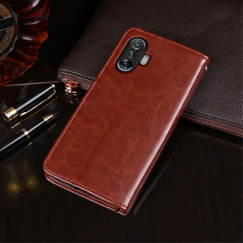 Capa Flip Para Xiaomi Mi 11i 5G Imitação De Couro Idewei