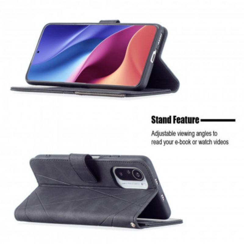 Capa Flip Para Xiaomi Mi 11i 5G Triângulo Binfen Cor