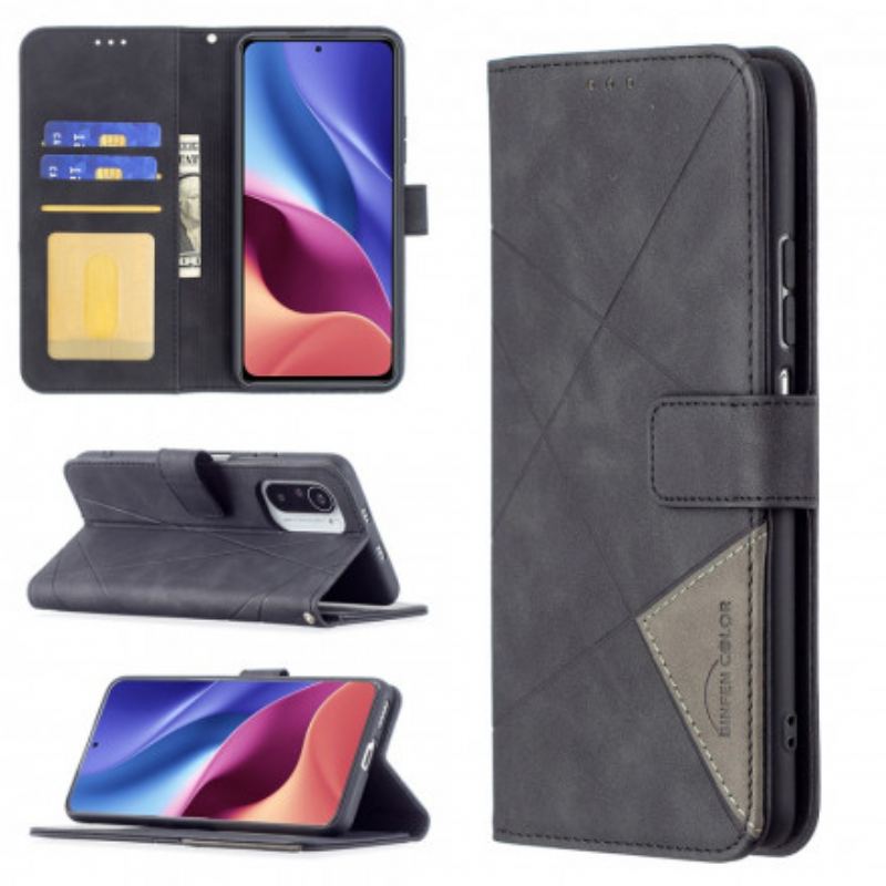 Capa Flip Para Xiaomi Mi 11i 5G Triângulo Binfen Cor