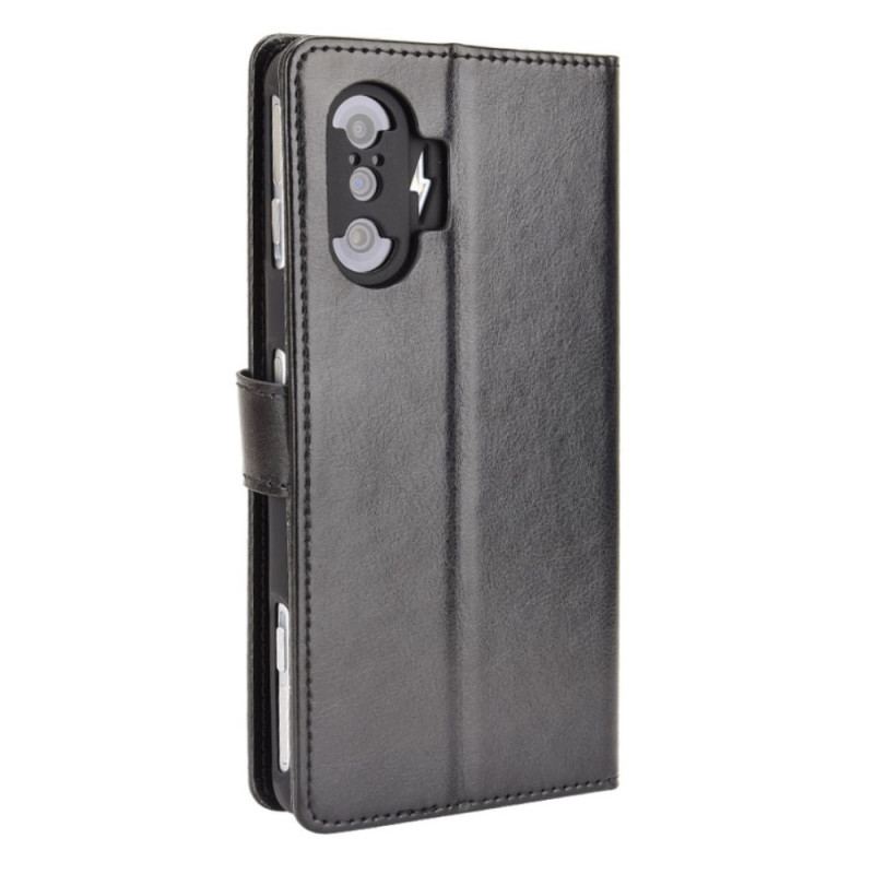 Capa Folio Para Xiaomi Mi 11i 5G Couro Falso Chamativo