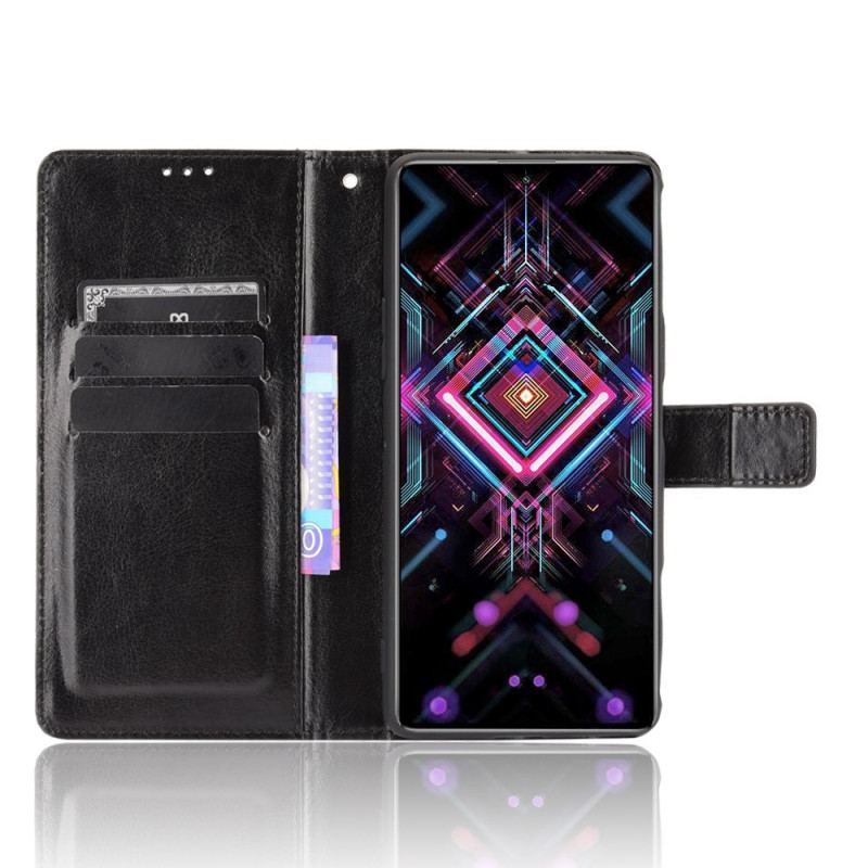 Capa Folio Para Xiaomi Mi 11i 5G Couro Falso Chamativo