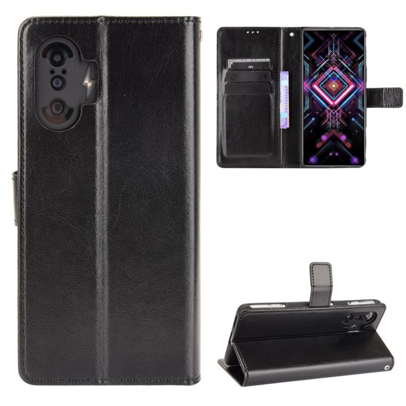 Capa Folio Para Xiaomi Mi 11i 5G Couro Falso Chamativo