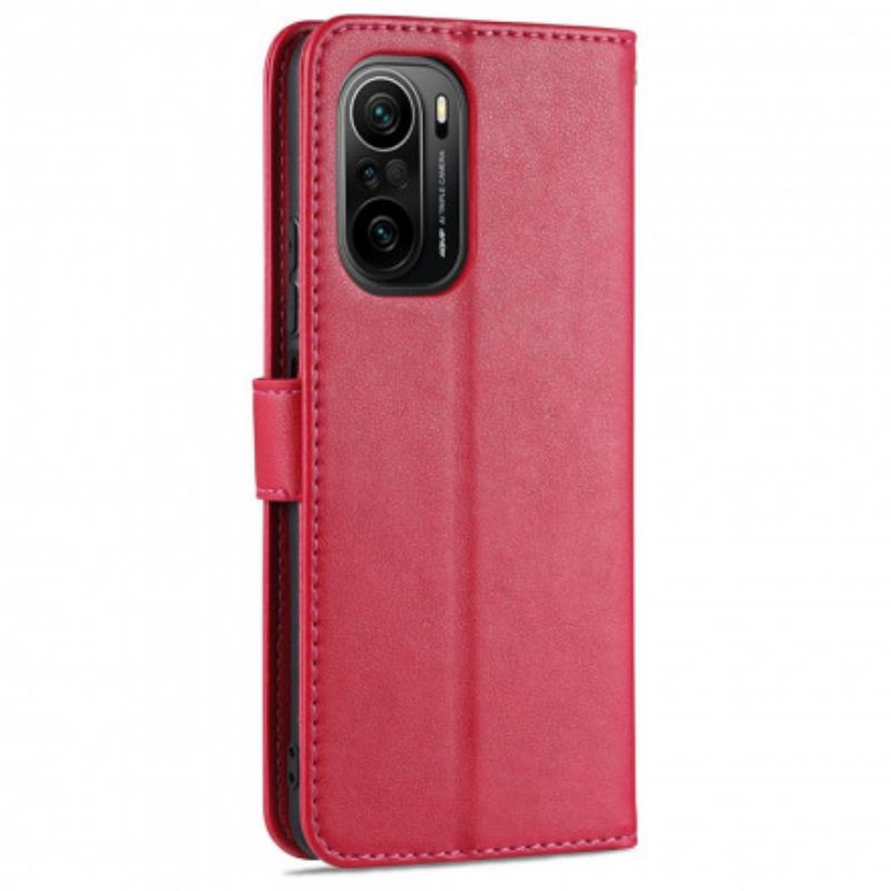 Capa Folio Para Xiaomi Mi 11i 5G Couro Sintético Azns