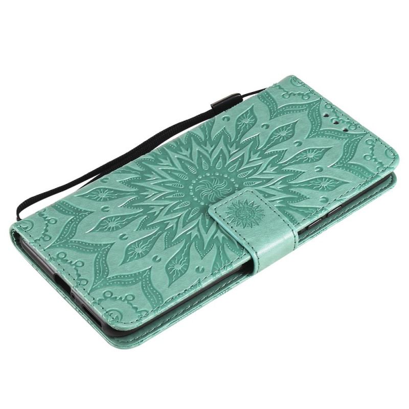 Capa Folio Para Xiaomi Mi 11i 5G Flor Do Sol