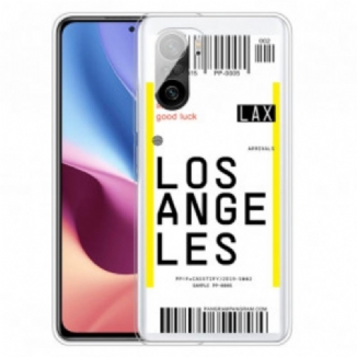 Capa Para Xiaomi Mi 11i 5G Cartão De Embarque Para Los Angeles