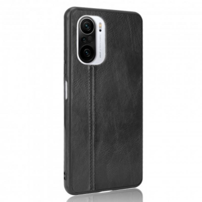 Capa Para Xiaomi Mi 11i 5G Efeito Couro Couture