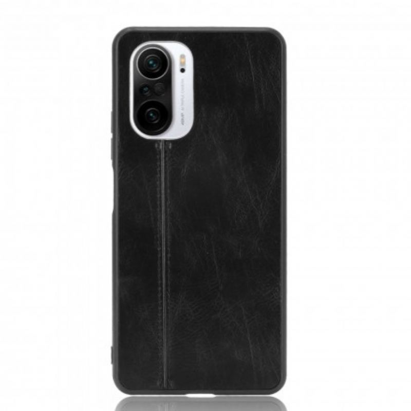 Capa Para Xiaomi Mi 11i 5G Efeito Couro Couture