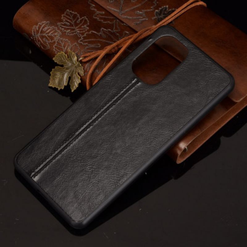 Capa Para Xiaomi Mi 11i 5G Efeito Couro Couture