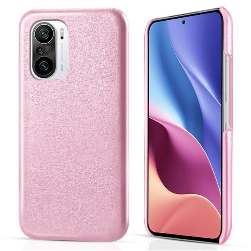 Capa Para Xiaomi Mi 11i 5G Efeito Couro Ksq