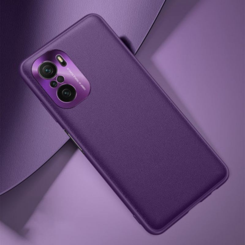 Capa Para Xiaomi Mi 11i 5G Efeito Couro Prestígio