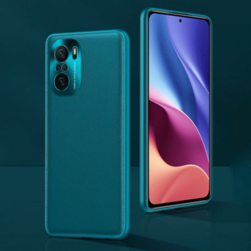 Capa Para Xiaomi Mi 11i 5G Efeito Couro Prestígio