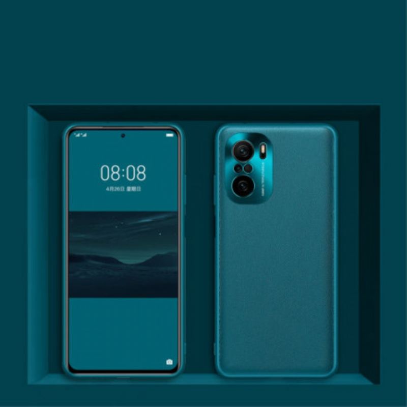 Capa Para Xiaomi Mi 11i 5G Efeito Couro Prestígio