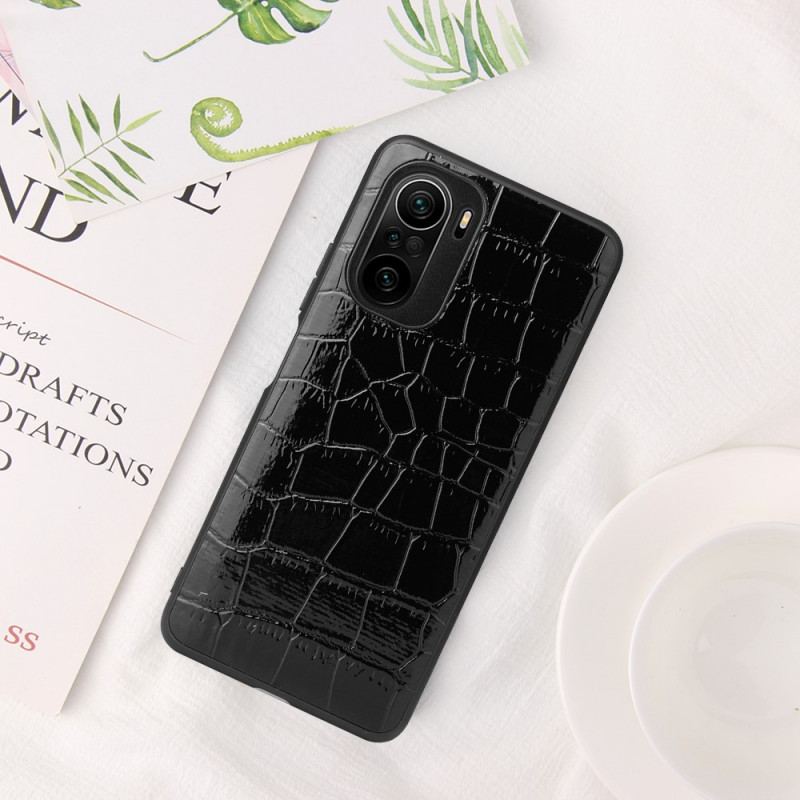 Capa Para Xiaomi Mi 11i 5G Efeito Pele De Crocodilo