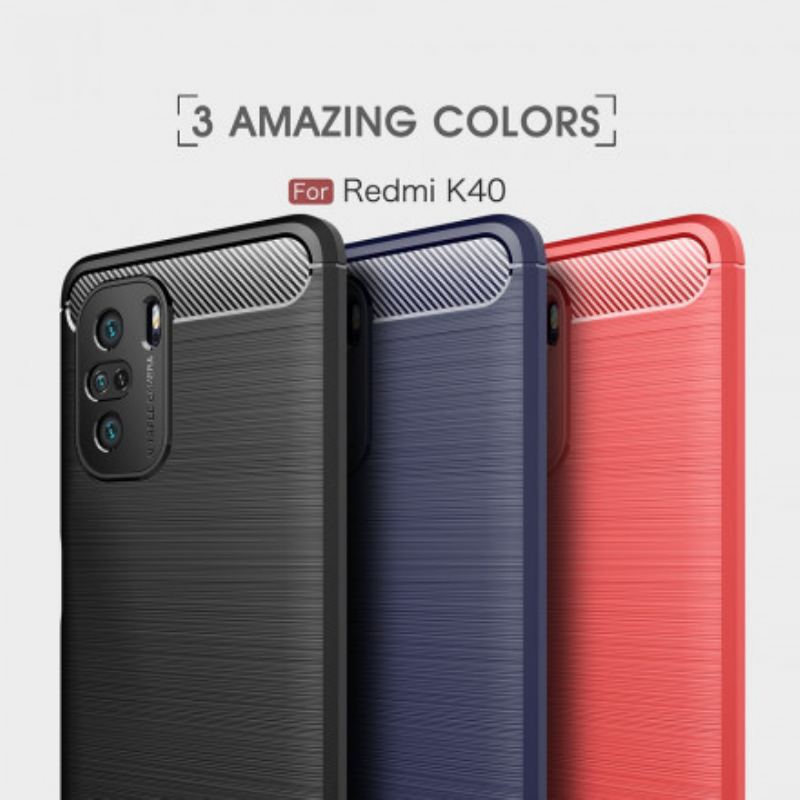 Capa Para Xiaomi Mi 11i 5G Fibra De Carbono Escovada