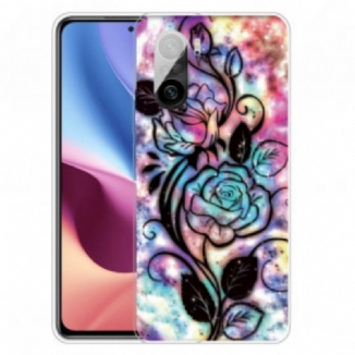 Capa Para Xiaomi Mi 11i 5G Flor Gráfica