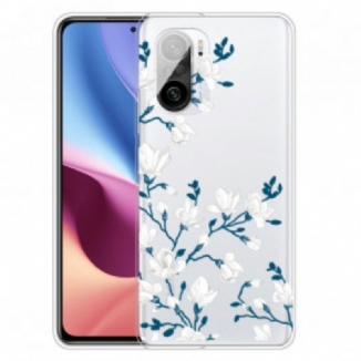 Capa Para Xiaomi Mi 11i 5G Flores Brancas