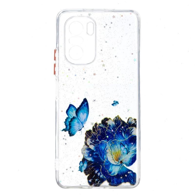 Capa Para Xiaomi Mi 11i 5G Híbrido De Borboleta Floral