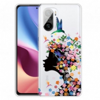 Capa Para Xiaomi Mi 11i 5G Linda Cabeça De Flor