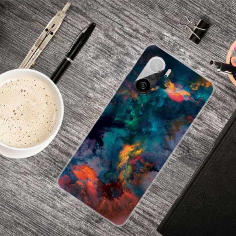 Capa Para Xiaomi Mi 11i 5G Nuvens Coloridas