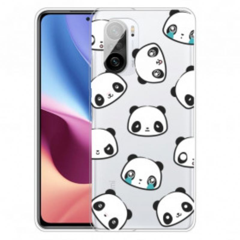 Capa Para Xiaomi Mi 11i 5G Pandas Sentimentais