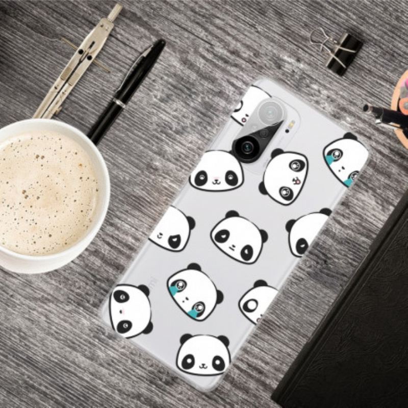 Capa Para Xiaomi Mi 11i 5G Pandas Sentimentais