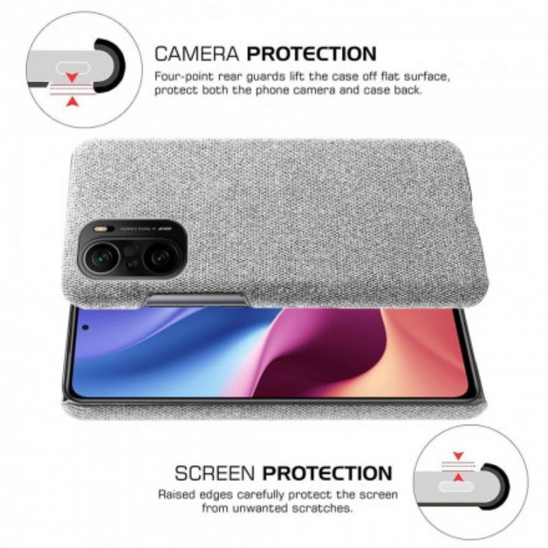 Capa Para Xiaomi Mi 11i 5G Tecido Chique Ksq