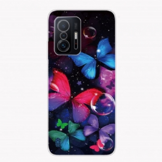 Capa De Celular Para Xiaomi 11T / 11T Pro Borboletas Selvagens