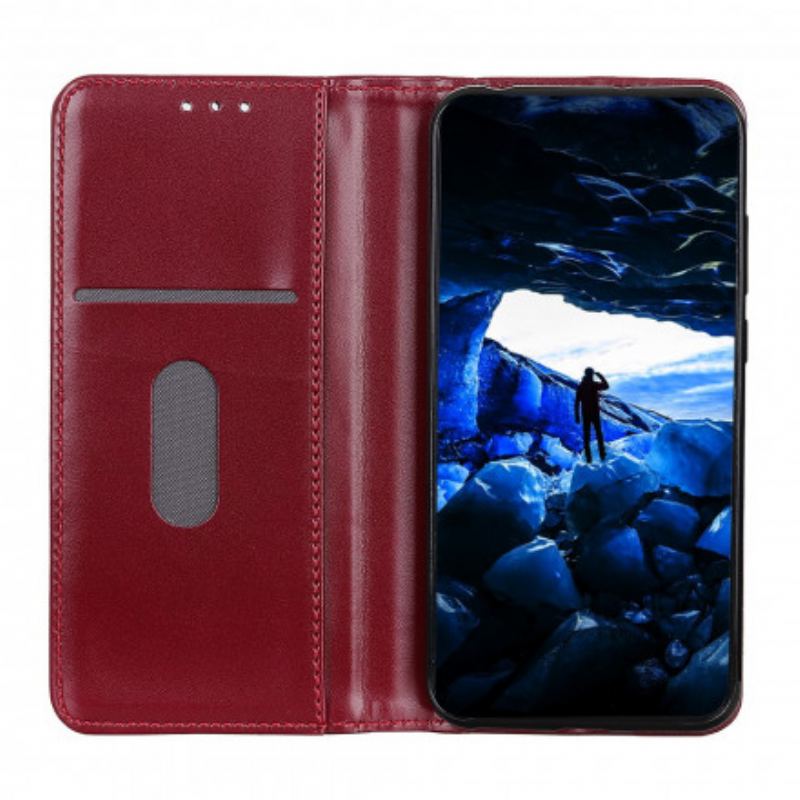 Capa De Celular Para Xiaomi 11T / 11T Pro Flip Couro Rachado