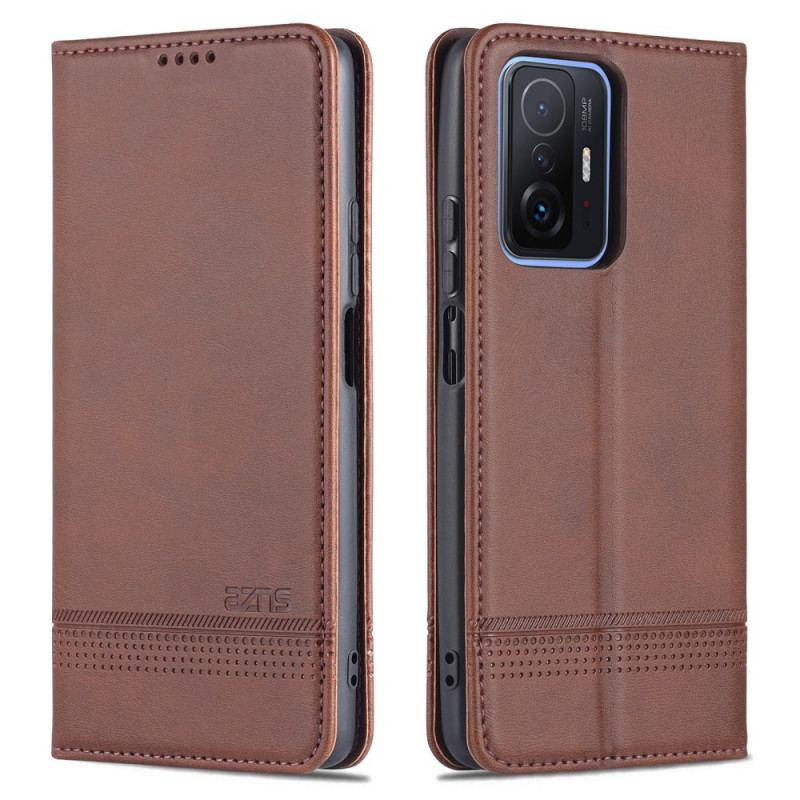 Capa De Celular Para Xiaomi 11T / 11T Pro Flip Couro Sintético Azns