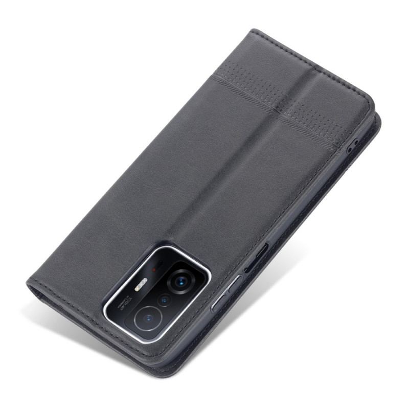 Capa De Celular Para Xiaomi 11T / 11T Pro Flip Couro Sintético Azns