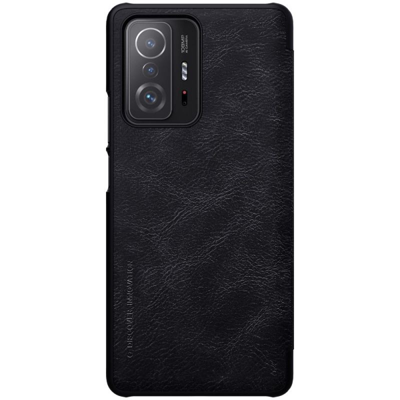 Capa De Celular Para Xiaomi 11T / 11T Pro Flip Série Nillkin Qin