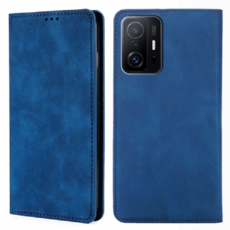 Capa De Celular Para Xiaomi 11T / 11T Pro Flip Toque De Pele