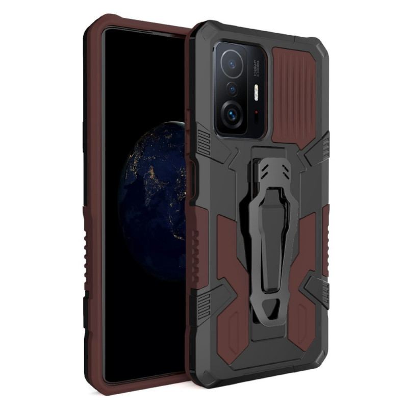 Capa De Celular Para Xiaomi 11T / 11T Pro Robô Com Clipe De Cinto