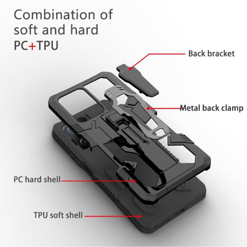 Capa De Celular Para Xiaomi 11T / 11T Pro Robô Com Clipe De Cinto