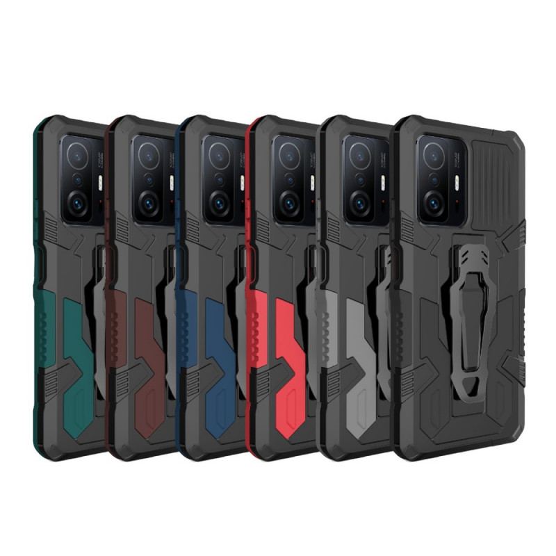 Capa De Celular Para Xiaomi 11T / 11T Pro Robô Com Clipe De Cinto