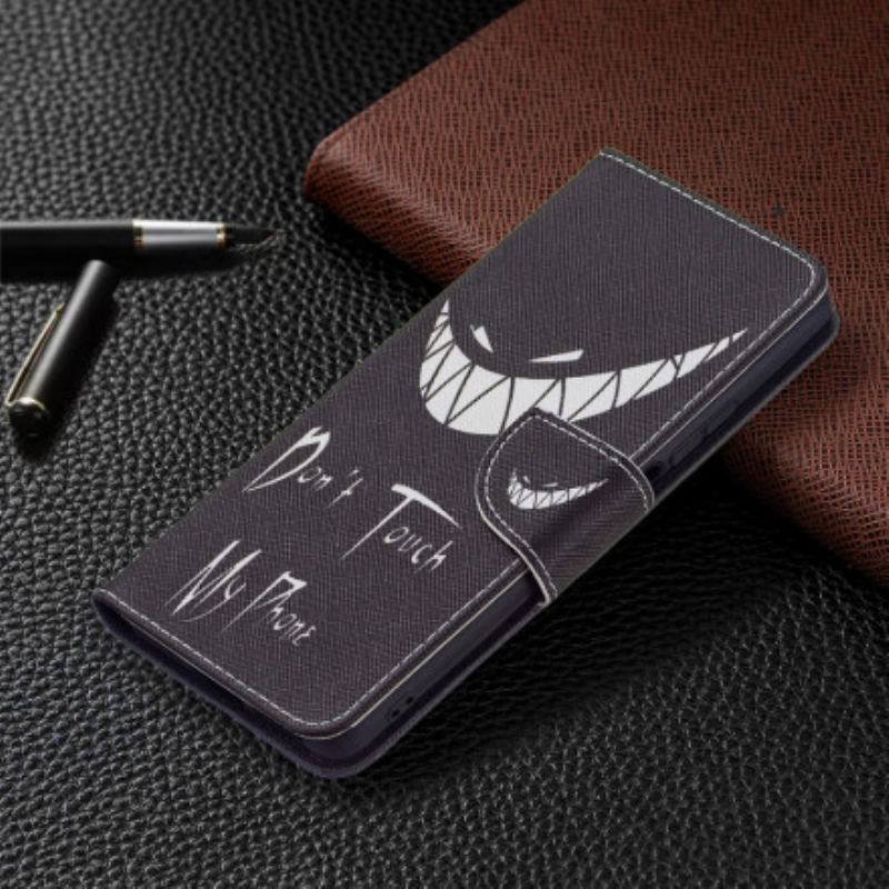 Capa De Couro Para Xiaomi 11T / 11T Pro Telefone Do Diabo