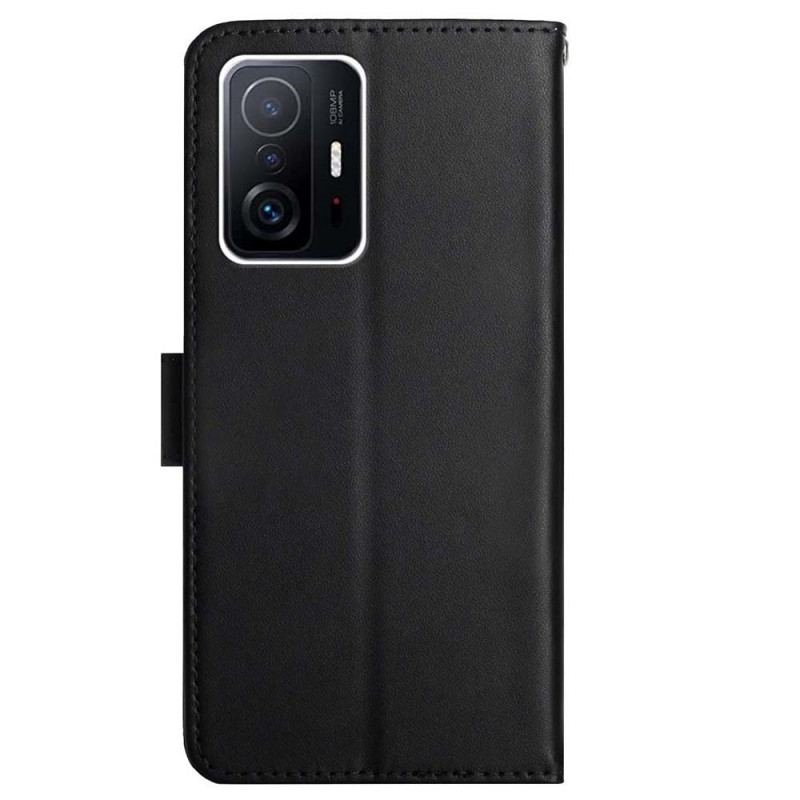 Capa Em Pele Para Xiaomi 11T / 11T Pro Couro Napa Genuíno