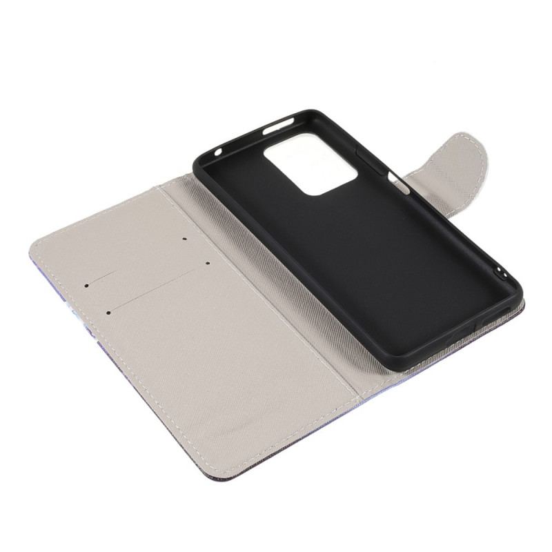 Capa Flip Para Xiaomi 11T / 11T Pro Borboletas Modernas