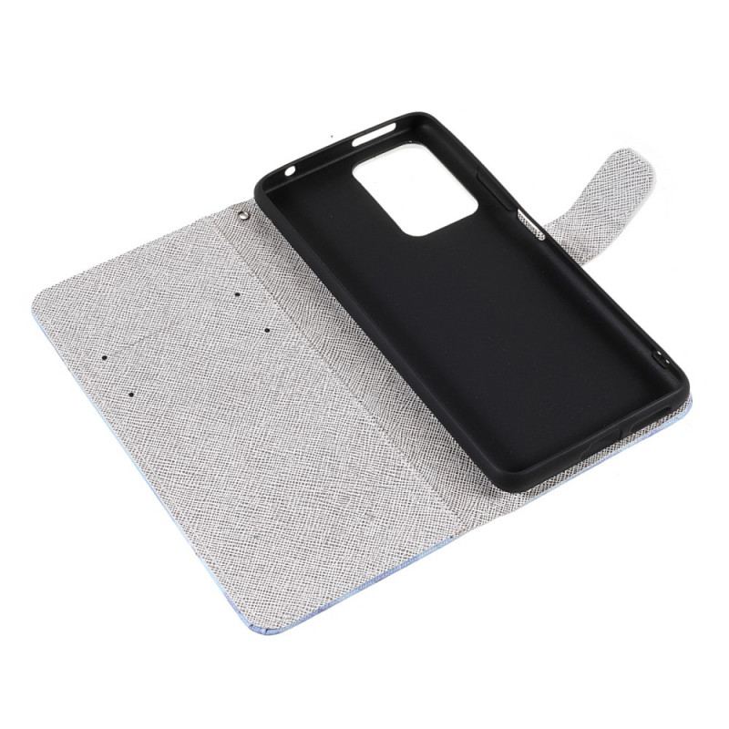 Capa Flip Para Xiaomi 11T / 11T Pro De Cordão Borboletas Strappy Diamond