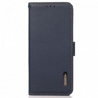 Capa Flip Para Xiaomi 11T / 11T Pro Couro De Lichia Khazneh Rfid