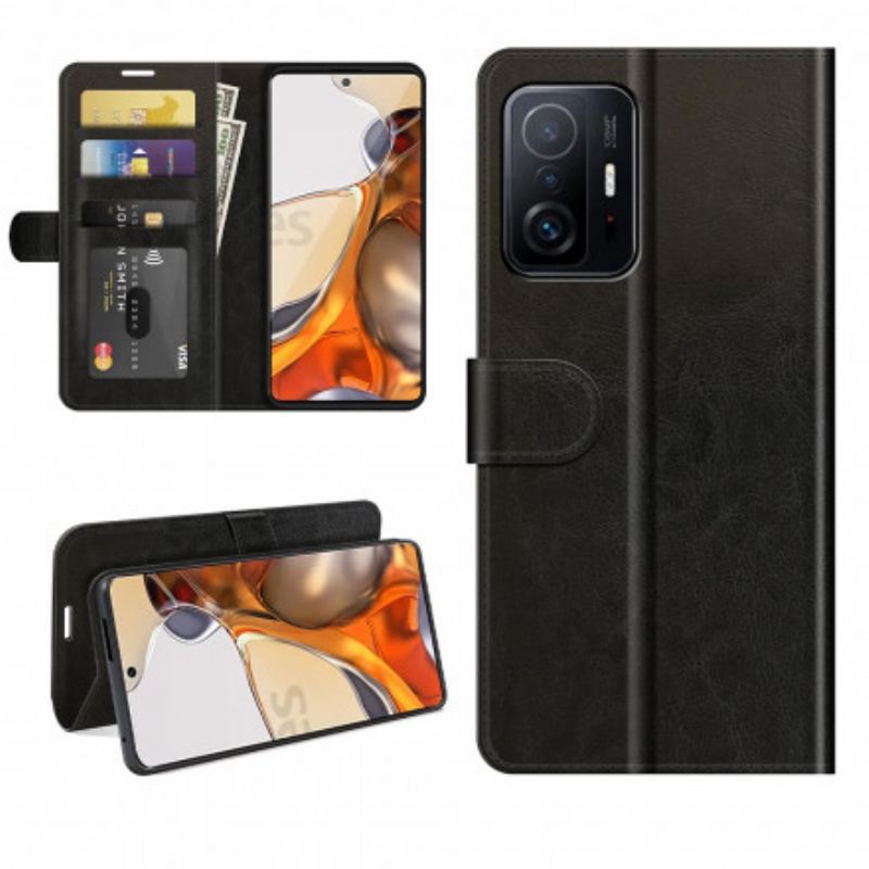 Capa Flip Para Xiaomi 11T / 11T Pro Couro Ultra Sintético