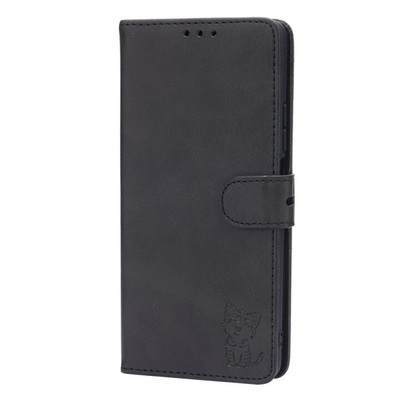 Capa Flip Para Xiaomi 11T / 11T Pro Gatinho