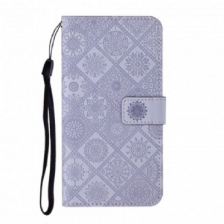 Capa Flip Para Xiaomi 11T / 11T Pro Padrão De Tapeçaria