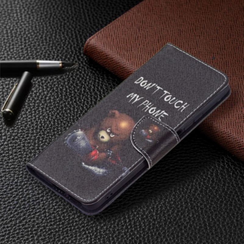 Capa Flip Para Xiaomi 11T / 11T Pro Urso Perigoso