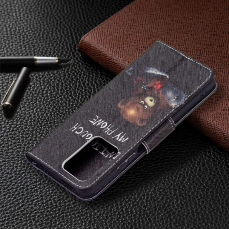 Capa Flip Para Xiaomi 11T / 11T Pro Urso Perigoso